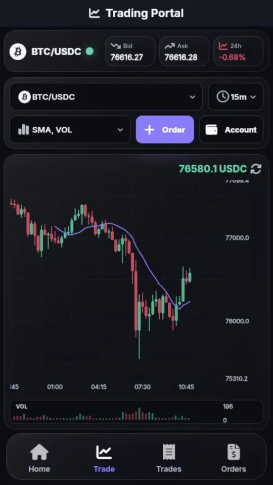 Open terminal